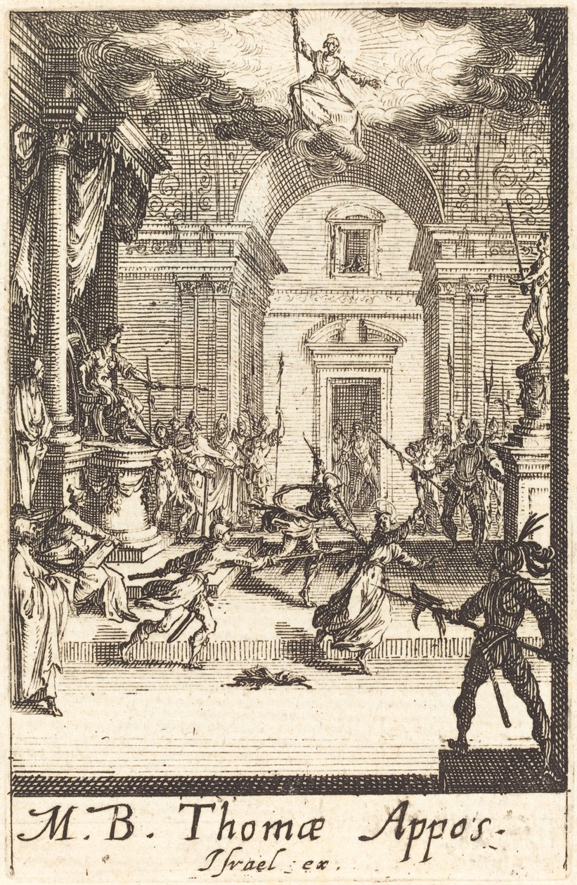 Das Martyrium des Heiligen Thomas von Jacques Callot