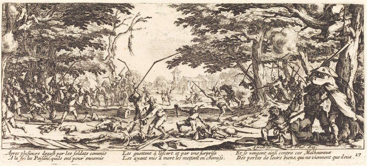 Die Bauern rächen sich von Jacques Callot