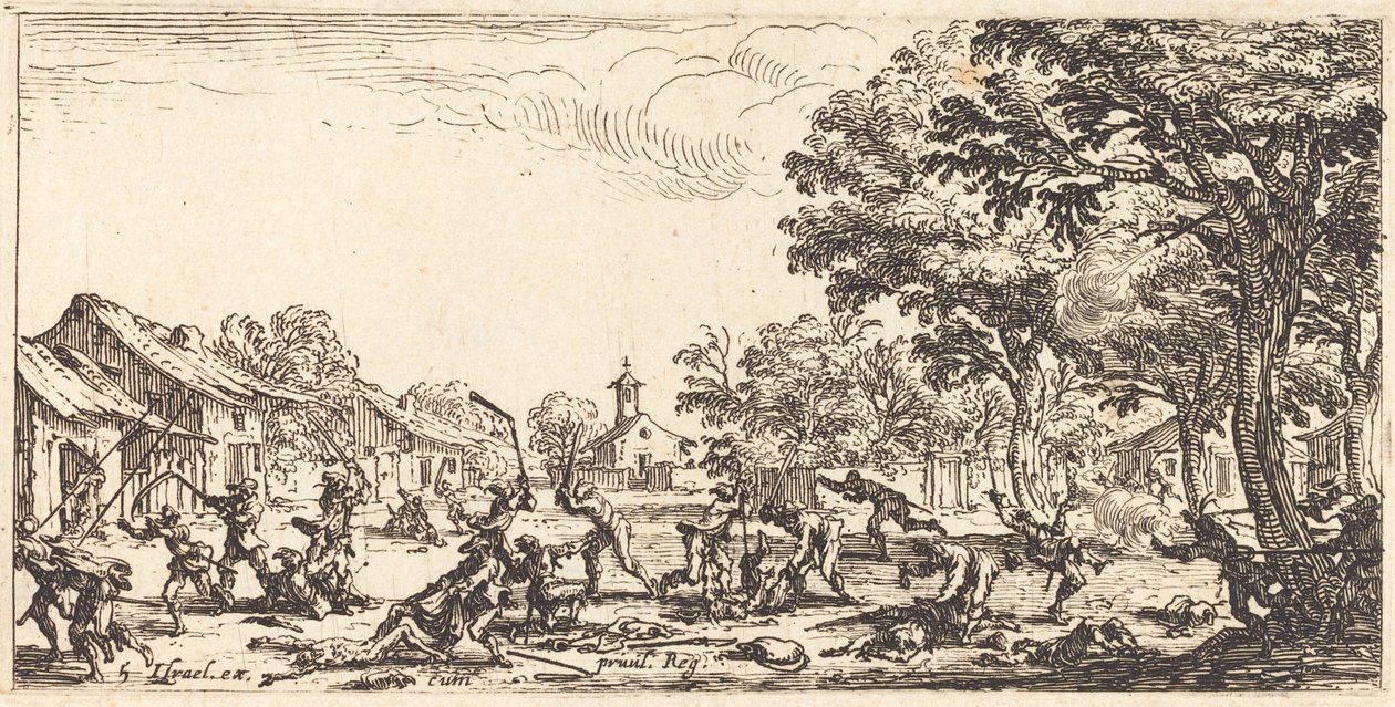 Die Rache der Bauern von Jacques Callot