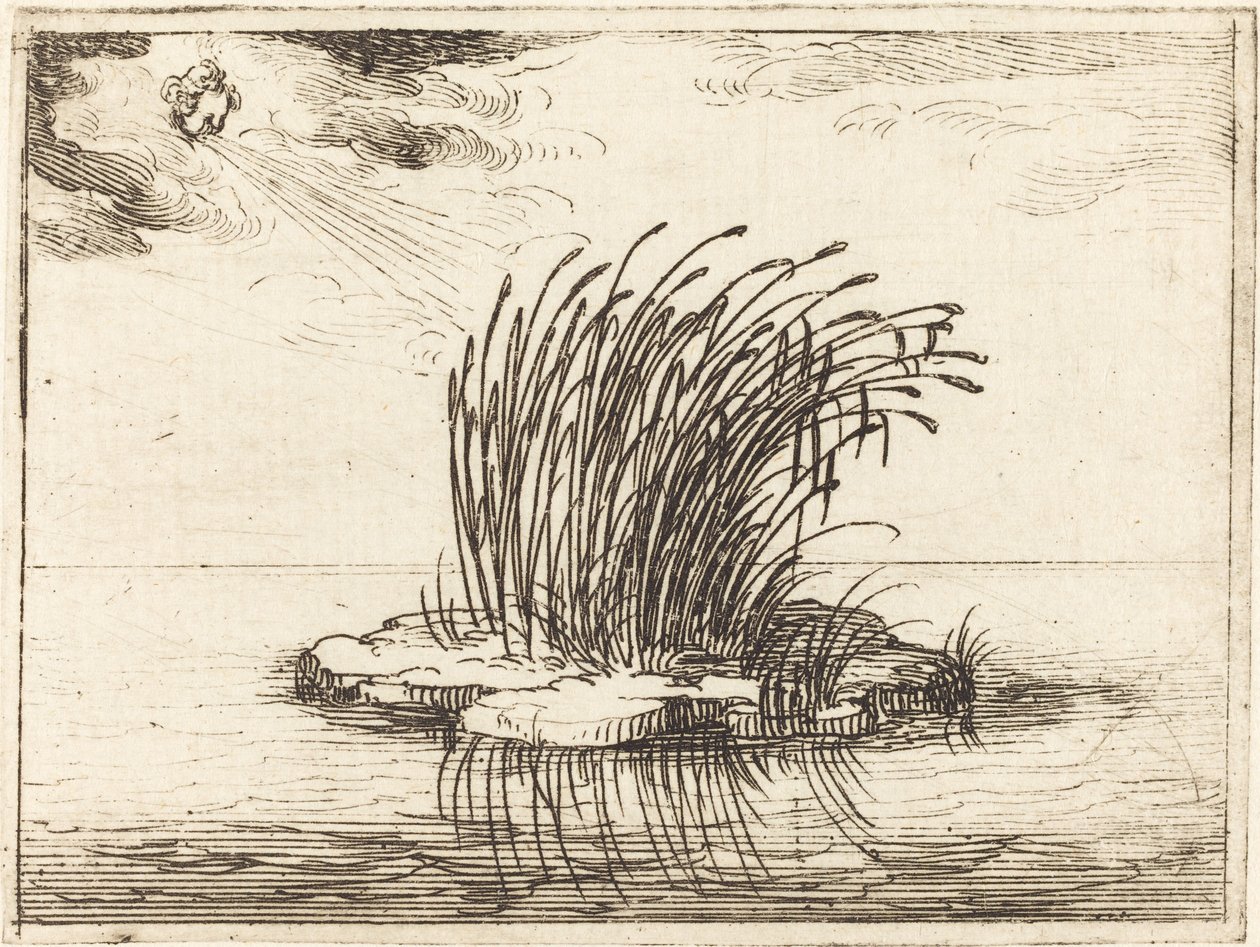 Die Schilfrohre und der Wind, 1628 von Jacques Callot