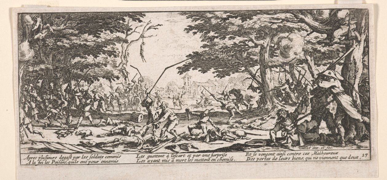 Die Rache der Bauern von Jacques Callot