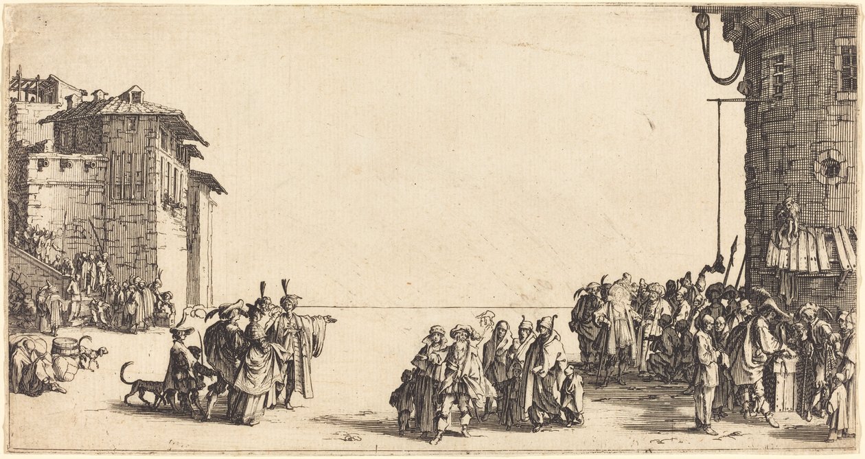 Der Sklavenmarkt von Jacques Callot