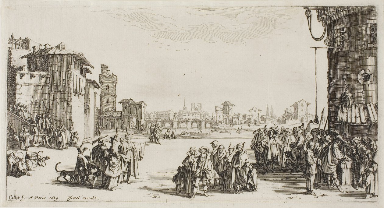Der Sklavenmarkt von Jacques Callot