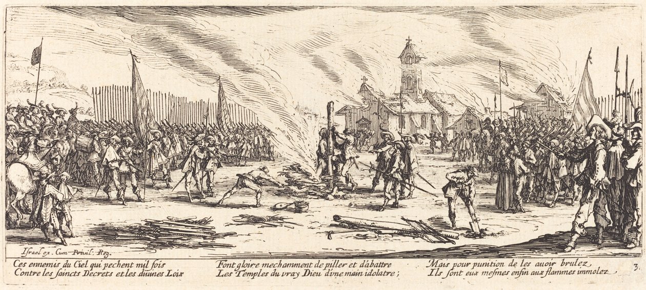 Der Pfahl, ca. 1633 von Jacques Callot