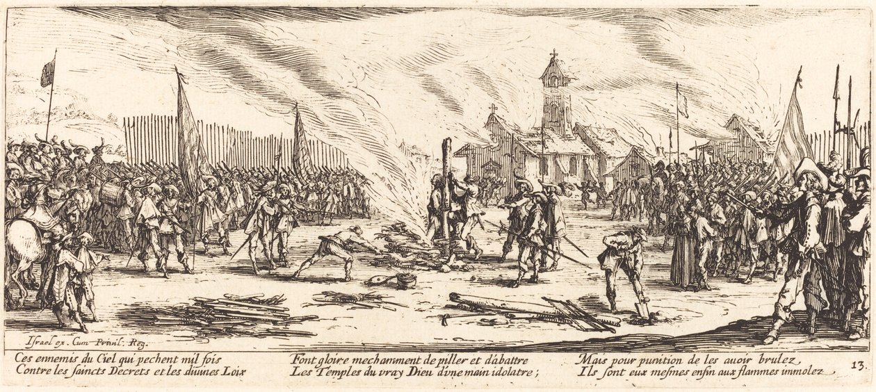 Der Pfahl, um 1633 von Jacques Callot