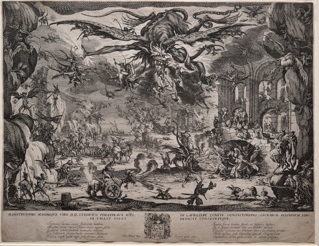 Die Versuchung des heiligen Antonius (zweite Version) von Jacques Callot