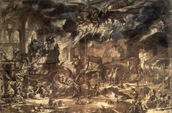 Die Versuchung des heiligen Antonius von Jacques Callot
