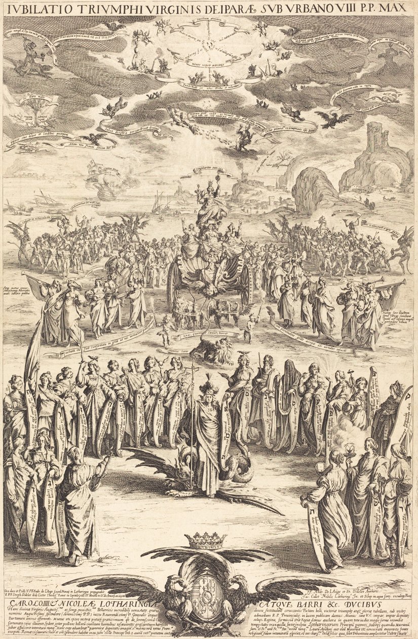 Der Triumph der Jungfrau von Jacques Callot