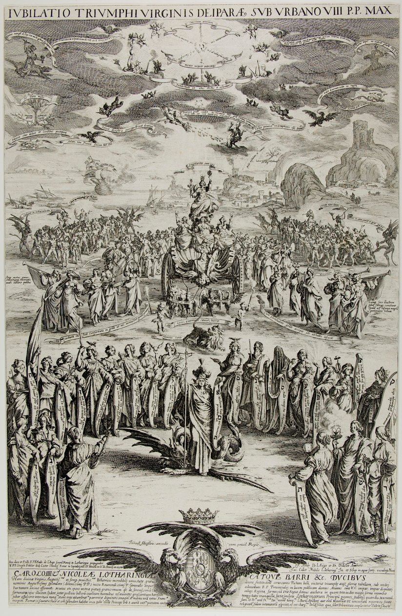 Der Triumph der Jungfrau von Jacques Callot