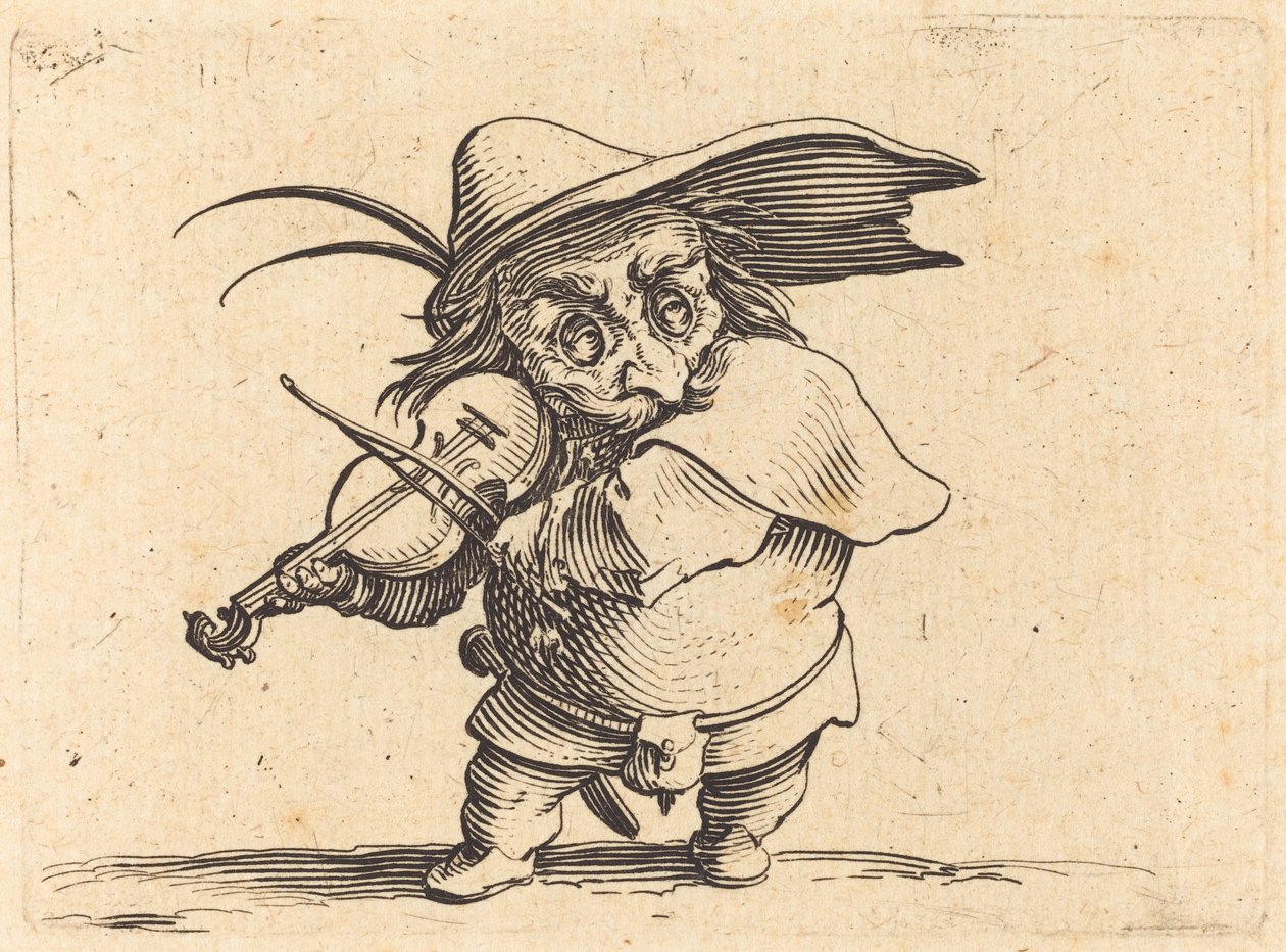 Der Geigenspieler von Jacques Callot