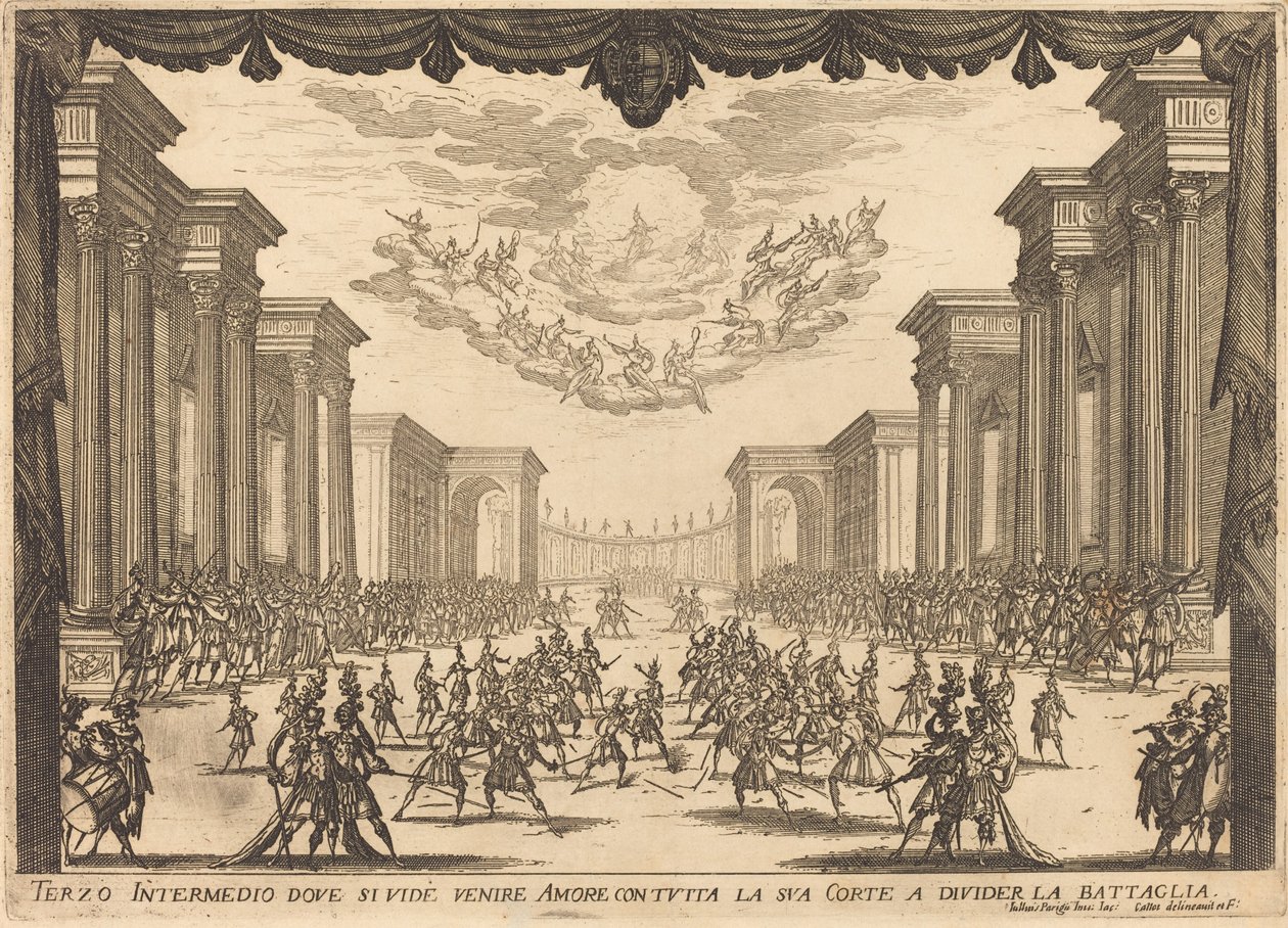 Drittes Intermezzo von Jacques Callot