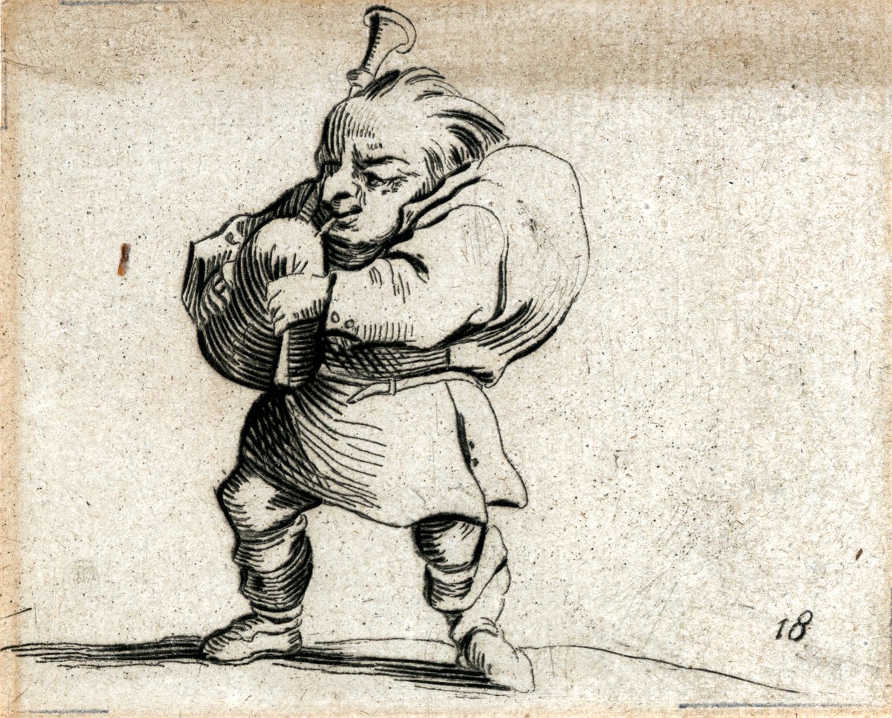 Varie Figure Gobbi von Jacques Callot
