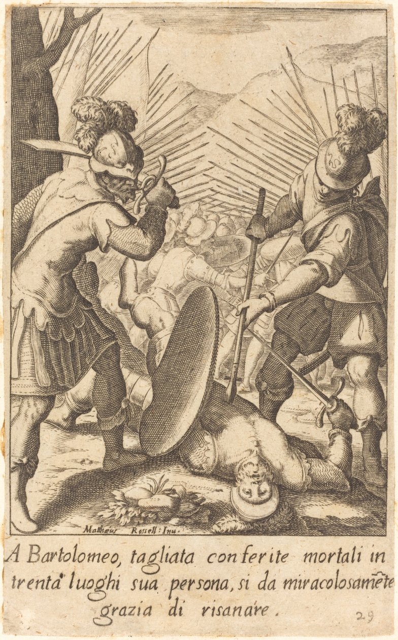 Bartolomeo von Jacques Callot after Matteo Rosselli