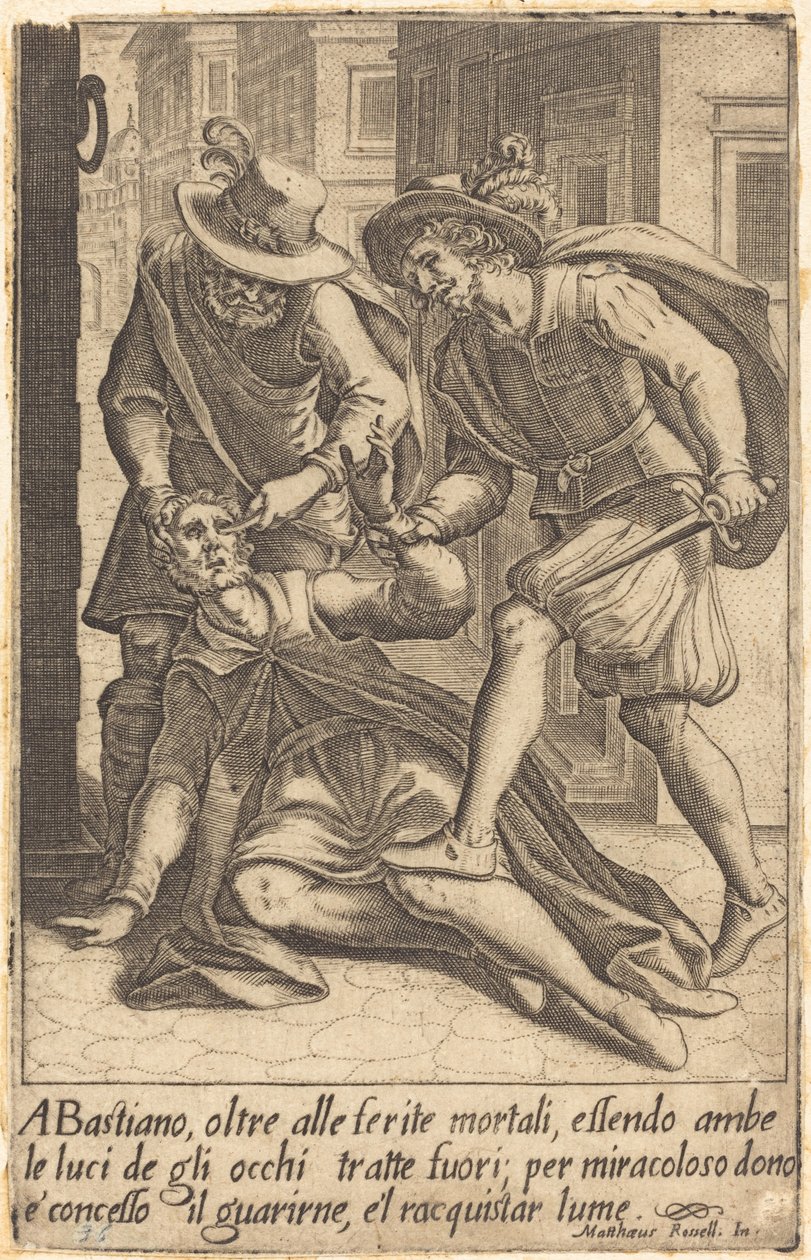 Bastiano von Jacques Callot after Matteo Rosselli