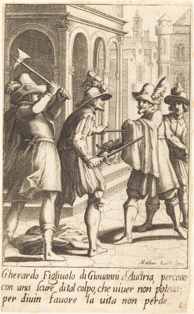 Gherardo von Jacques Callot after Matteo Rosselli