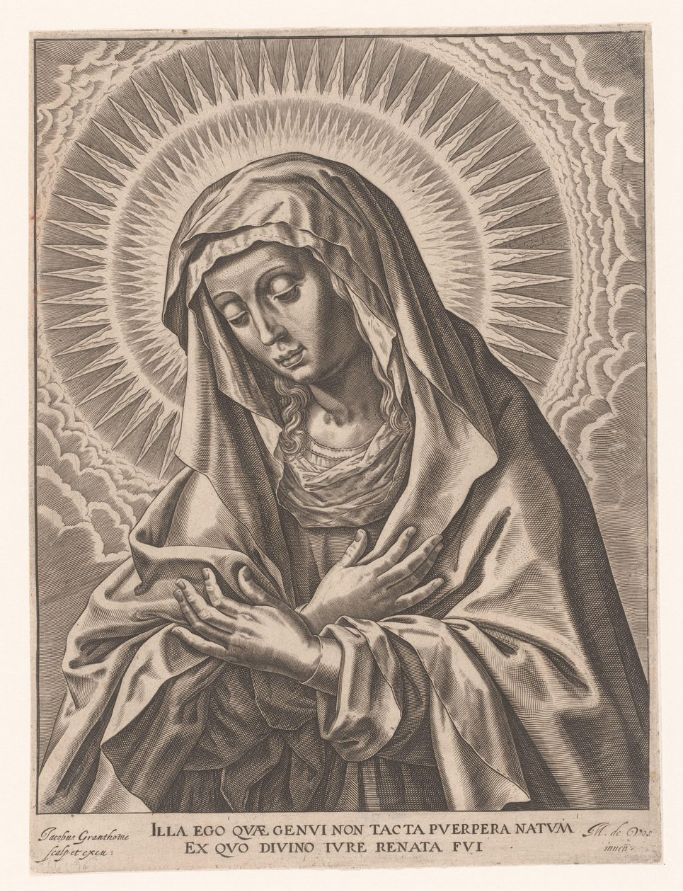 Jungfrau Maria von Jacques Granthomme