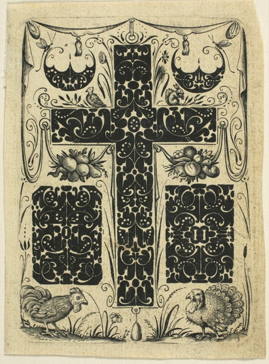 Ornamentale Platte III von Jacques Hurtu