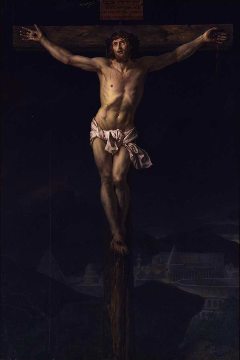 Christus am Kreuz von Jacques Louis David