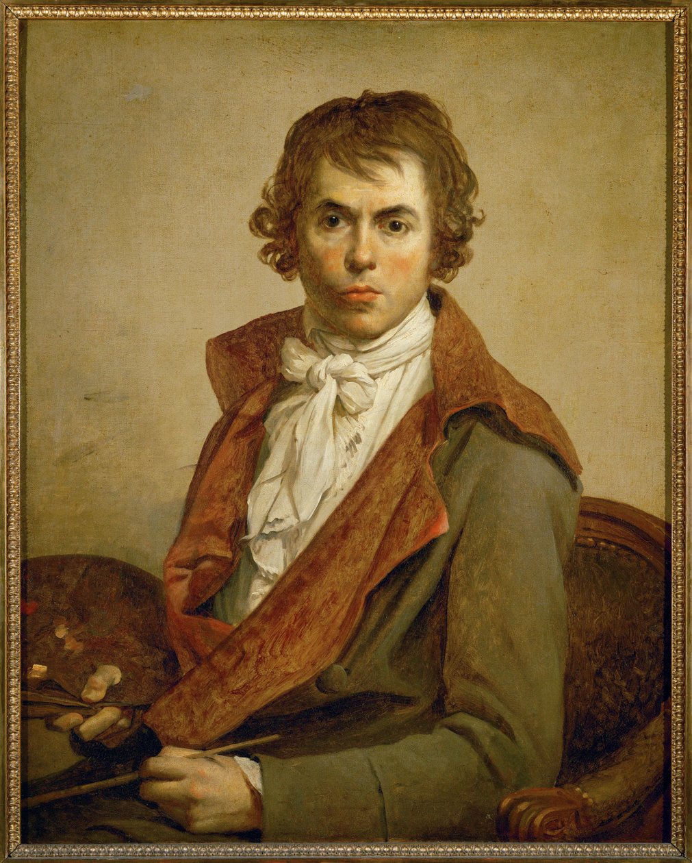 Jacques-Louis David, Selbstporträt von Jacques Louis David