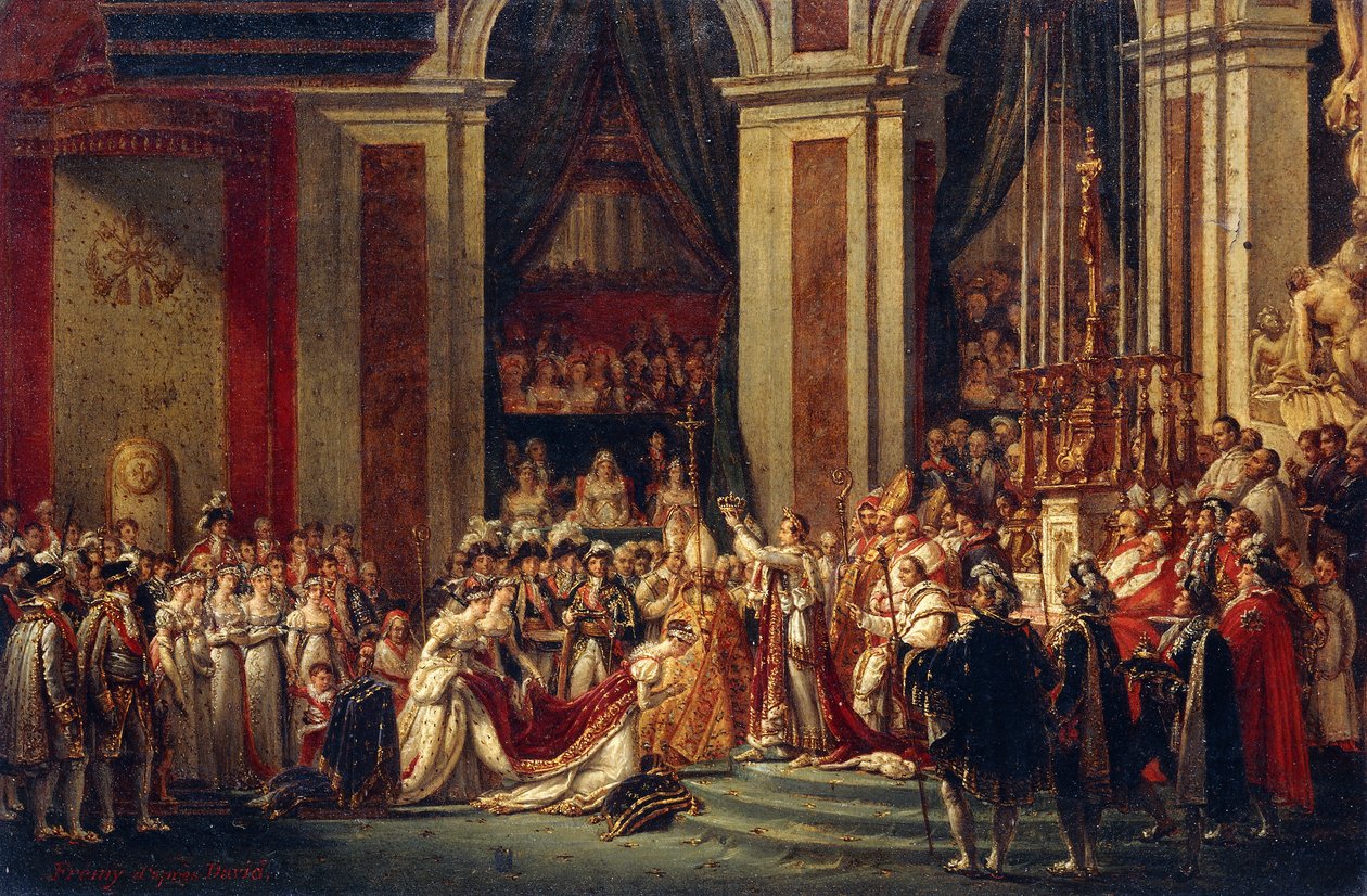 Napoleon krönt Josephine von Jacques Louis David