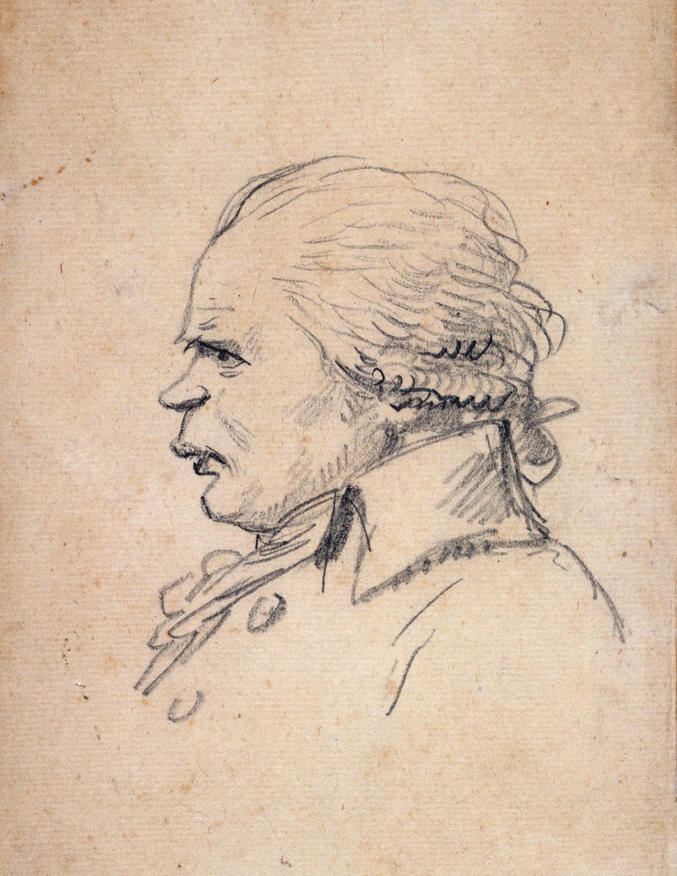 Porträt-Karikatur von Danton (Karikatur) von Jacques Louis David