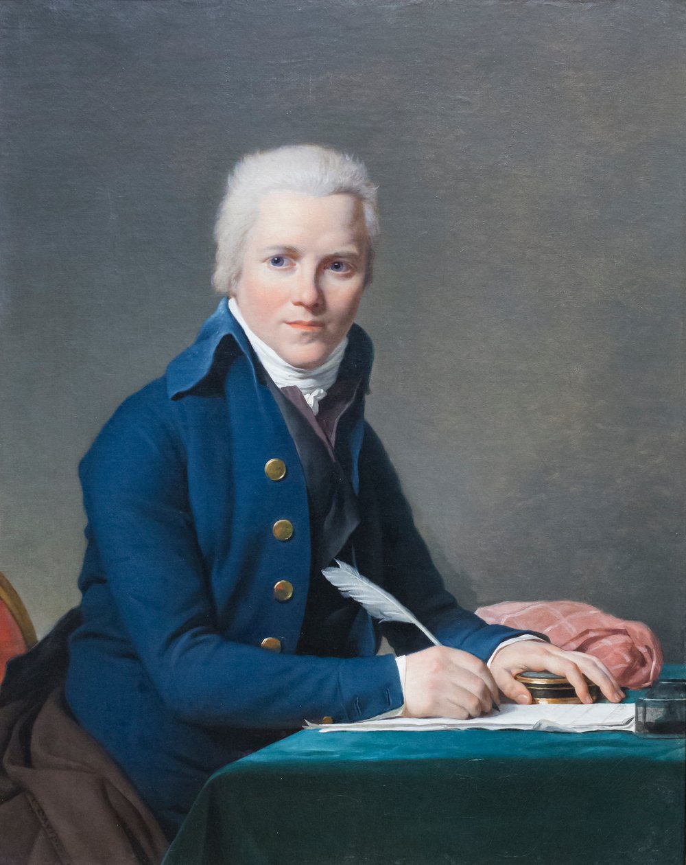 Porträt von Jacobus Blauw von Jacques Louis David