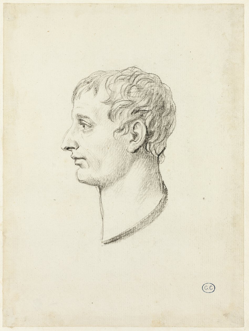 Profil von Napoleon von Jacques Louis David