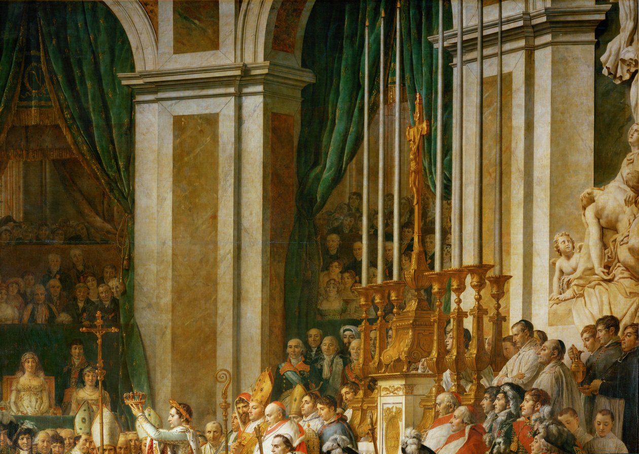 Krönung Napoleons in Notre-Dame von Jacques Louis David