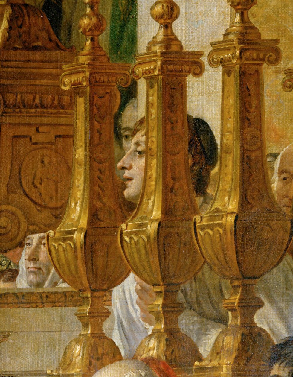 Krönung Napoleons in Notre-Dame von Jacques Louis David