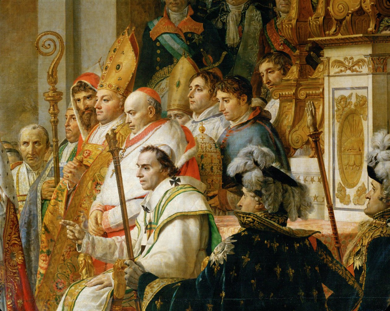 Krönung Napoleons in Notre-Dame von Jacques Louis David