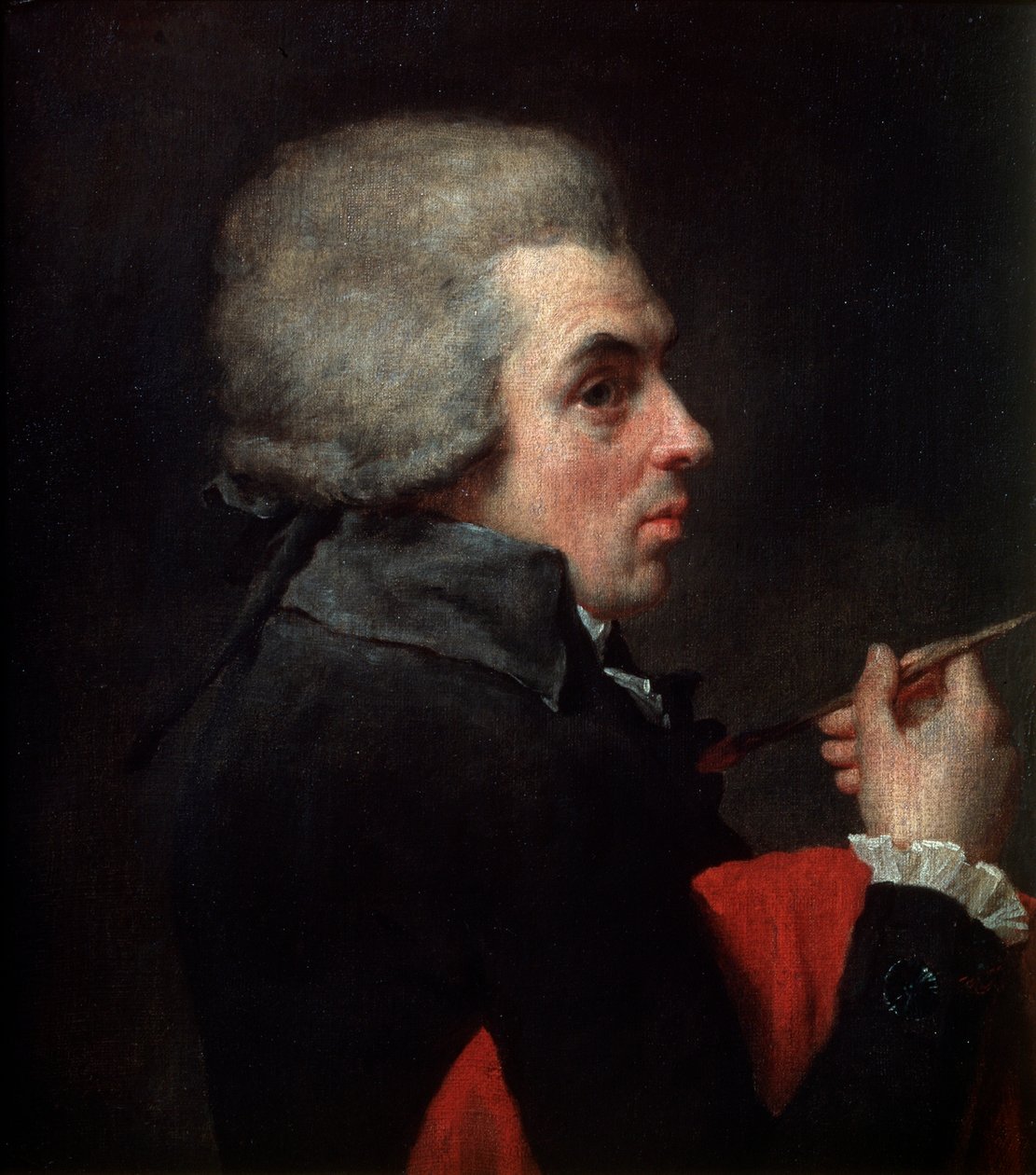 Selbstporträt, ca. 1789 von Jacques Louis David