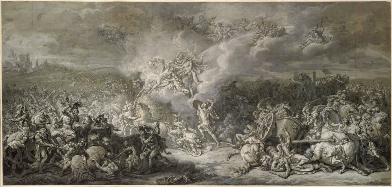 Der Kampf des Diomedes, 1776 von Jacques Louis David