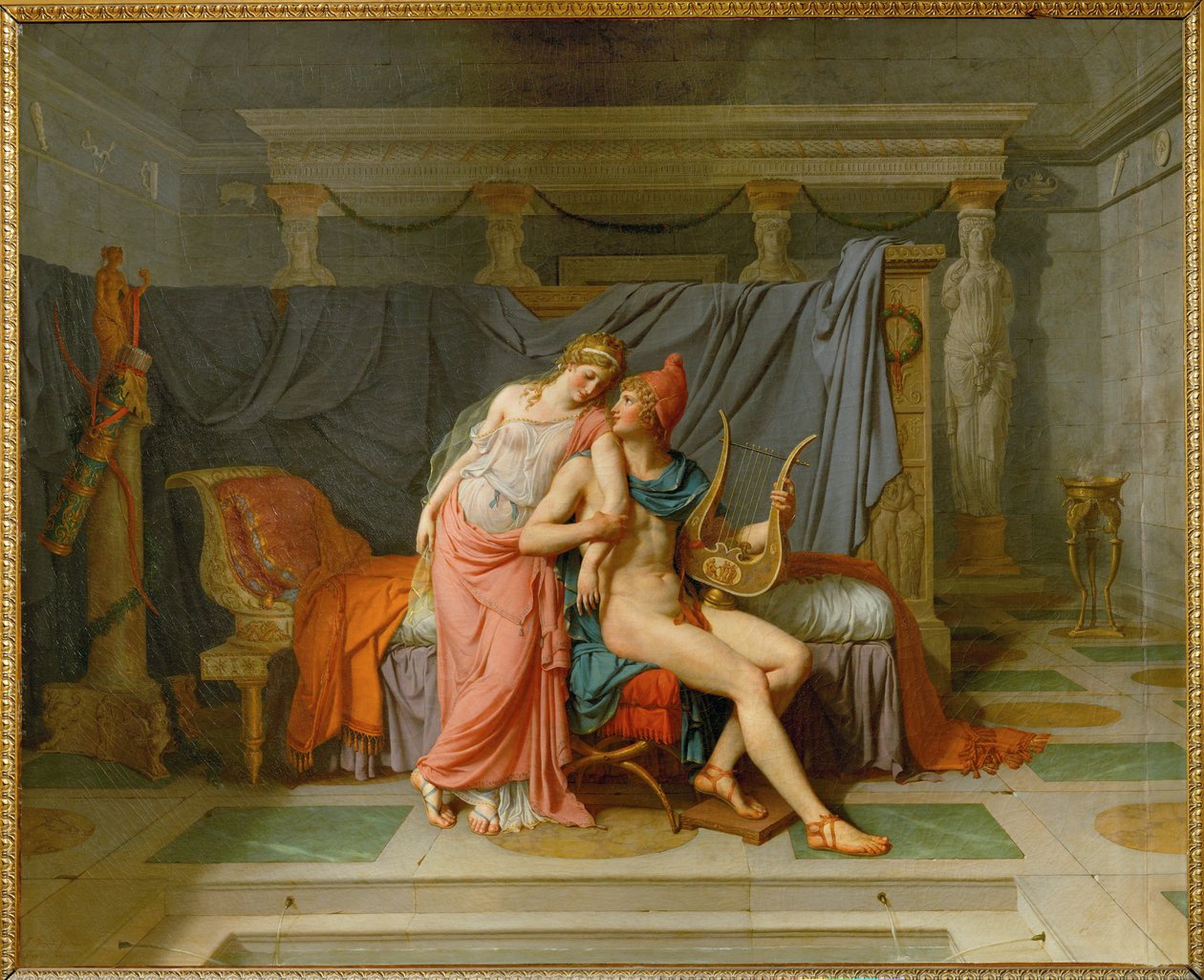Die Liebe von Paris und Helena von Jacques Louis David