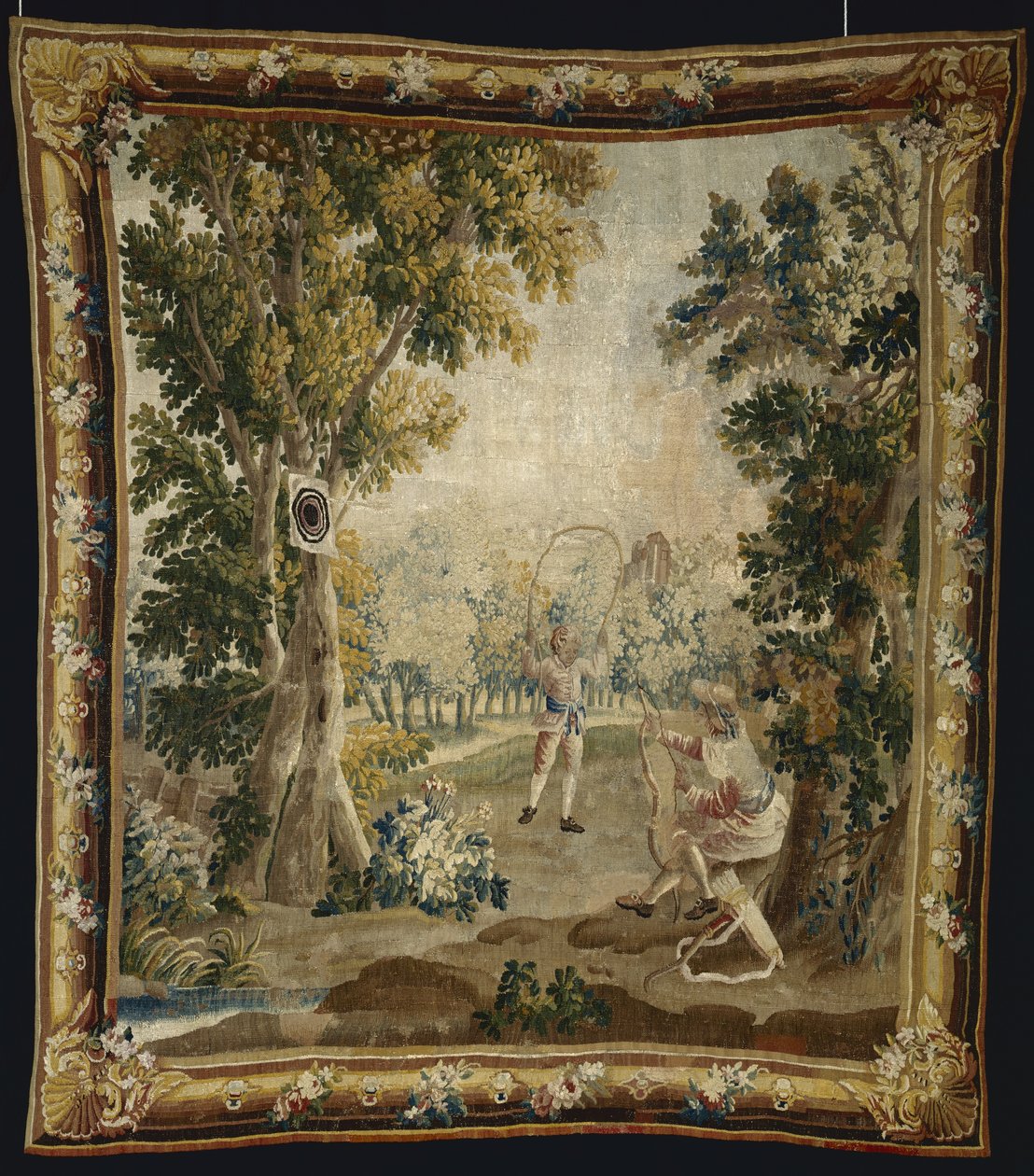 Bogenschießen, aus Amusements Champêtres von Jacques Nicolas Julliard