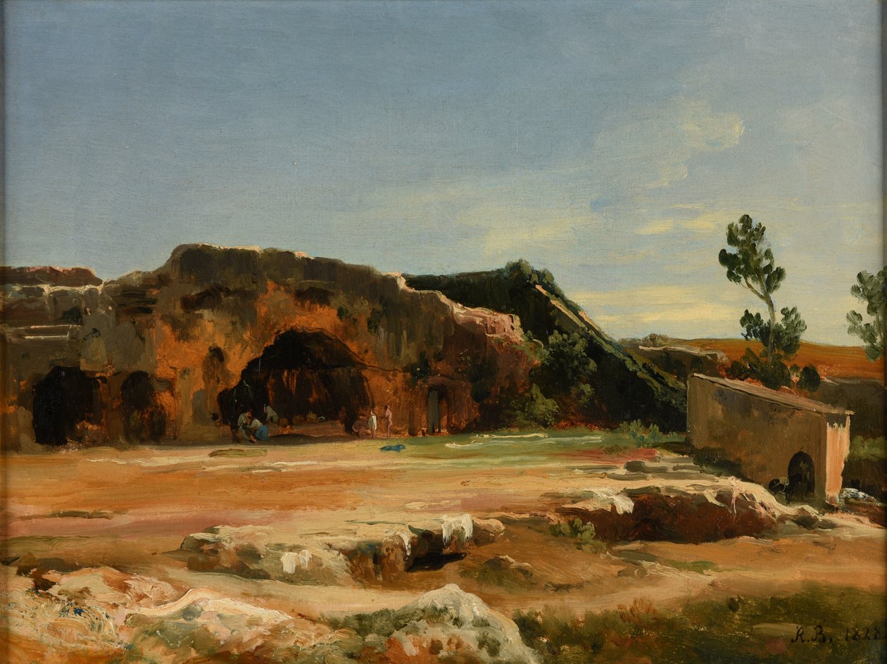 Grotte des Nymphen (Syrakus) von Jacques Raymond Brascassat