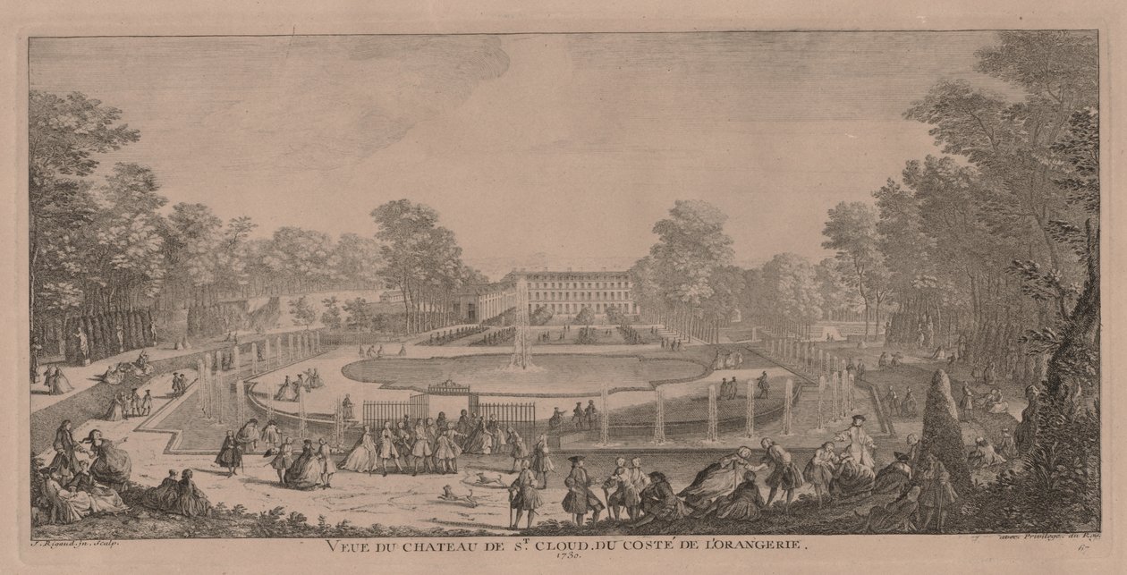 Schloss St. Cloud von Jacques Rigaud