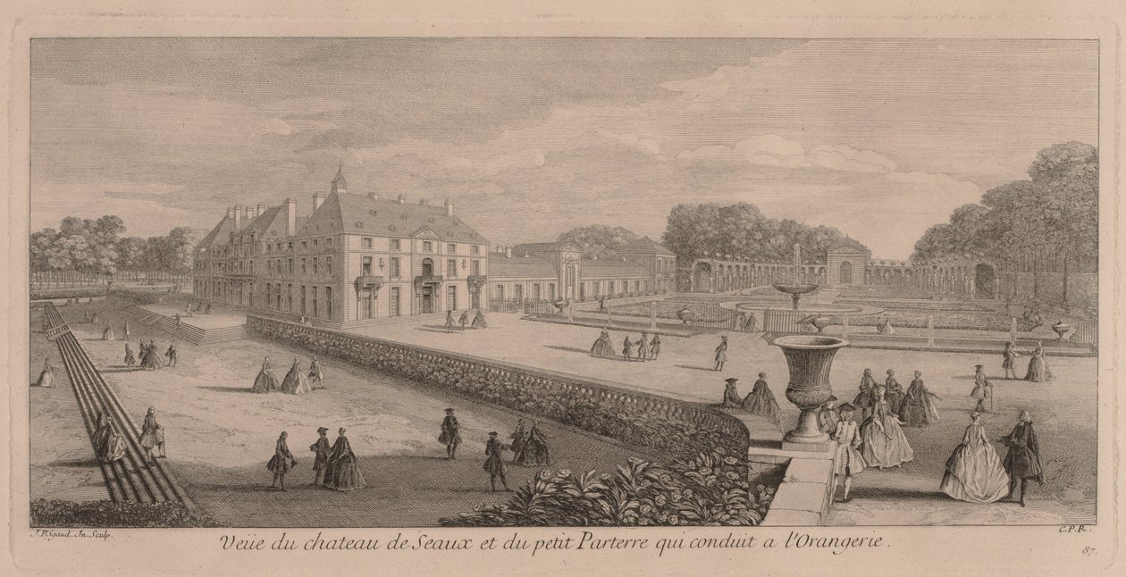 Schloss und Garten von Seaux von Jacques Rigaud