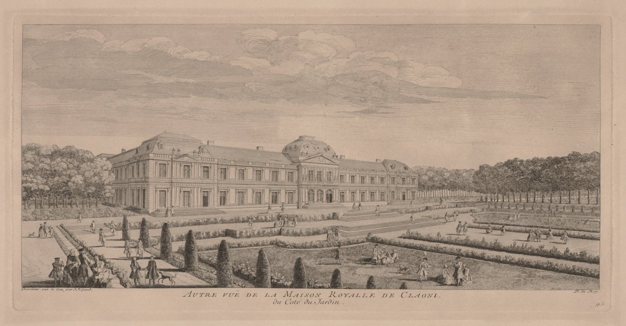 Königliches Schloss in Clagny von Jacques Rigaud