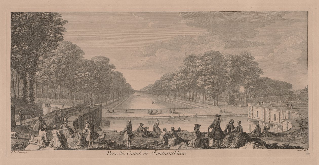 Der Kanal bei Fontainebleau von Jacques Rigaud
