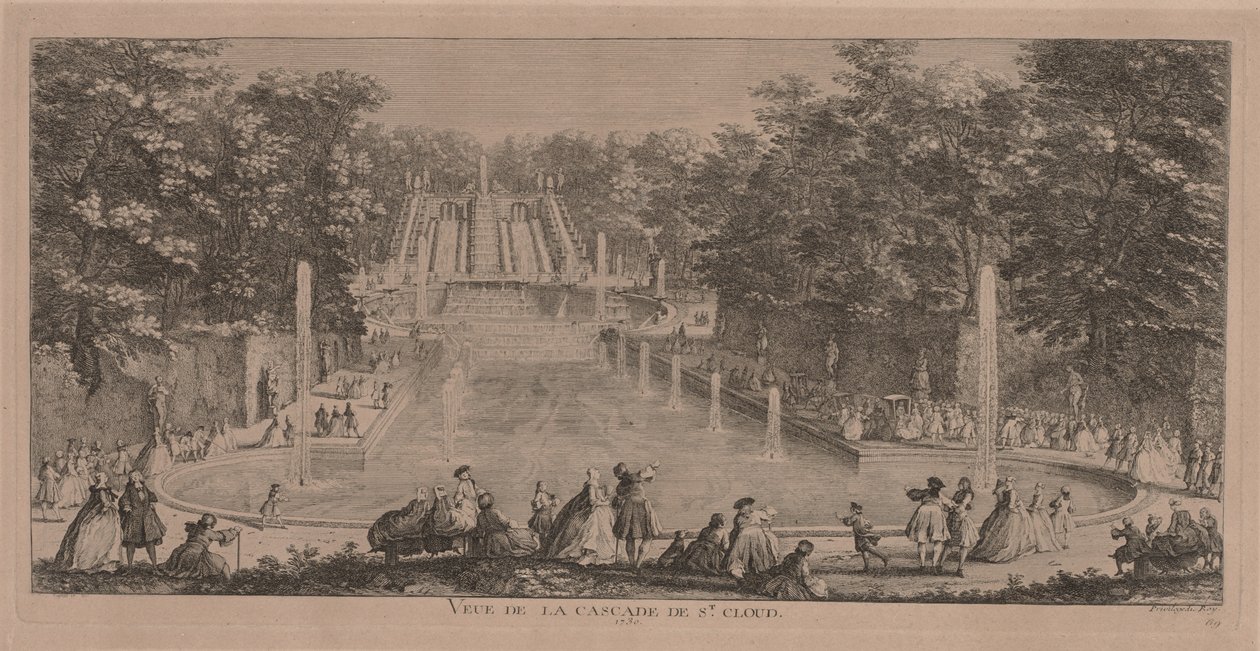 Die Kaskaden von St. Cloud von Jacques Rigaud