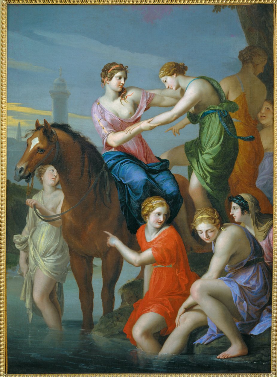 Clelia überquert den Tiber von Jacques Stella