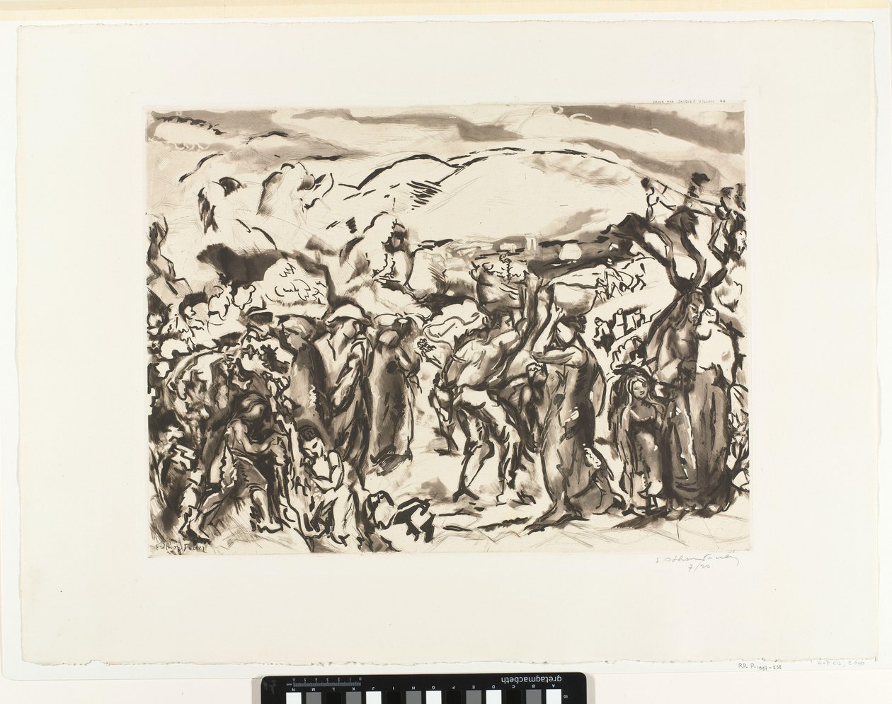 Erntende Figuren von Jacques Villon