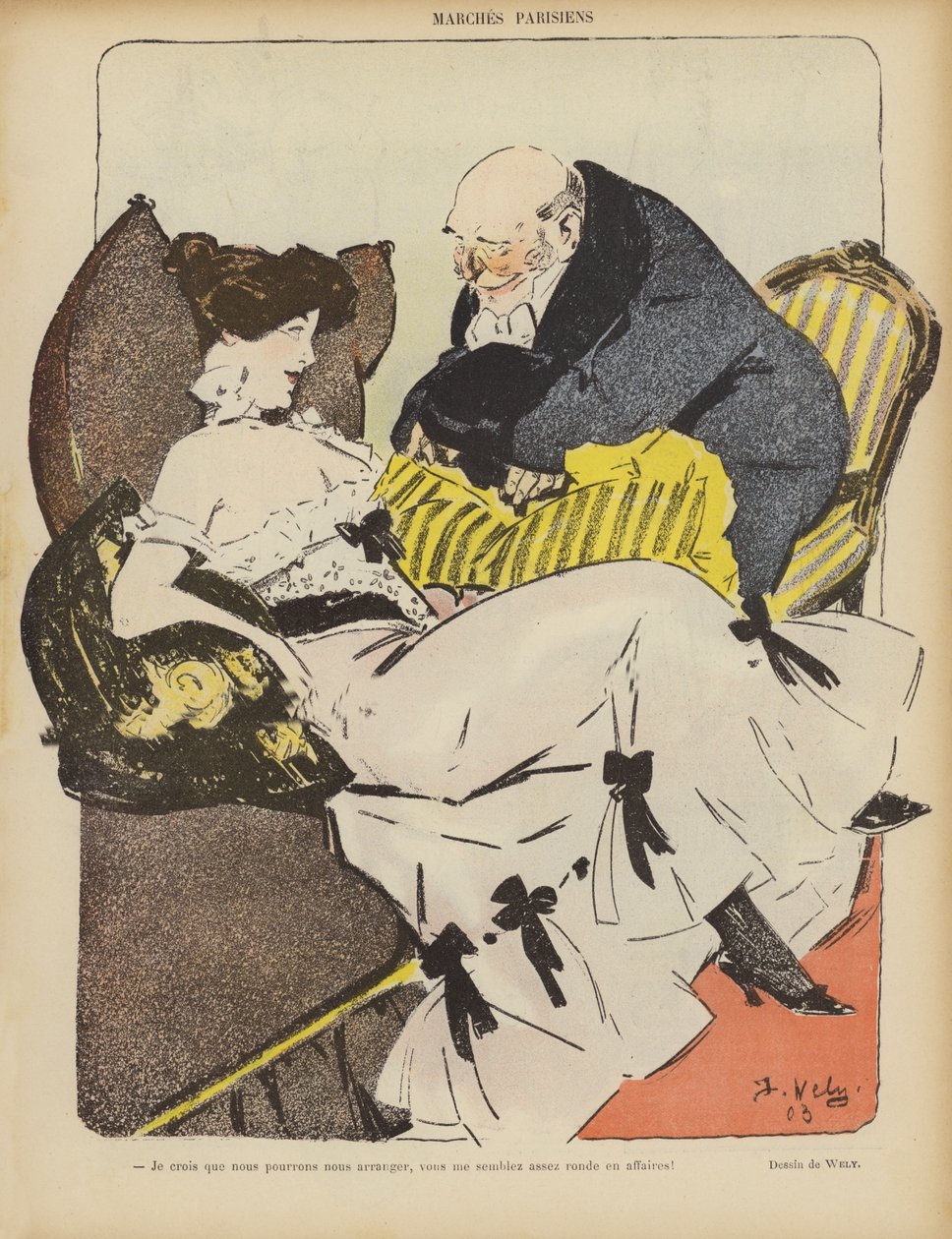 Illustration für Le Rire von Jacques Wely