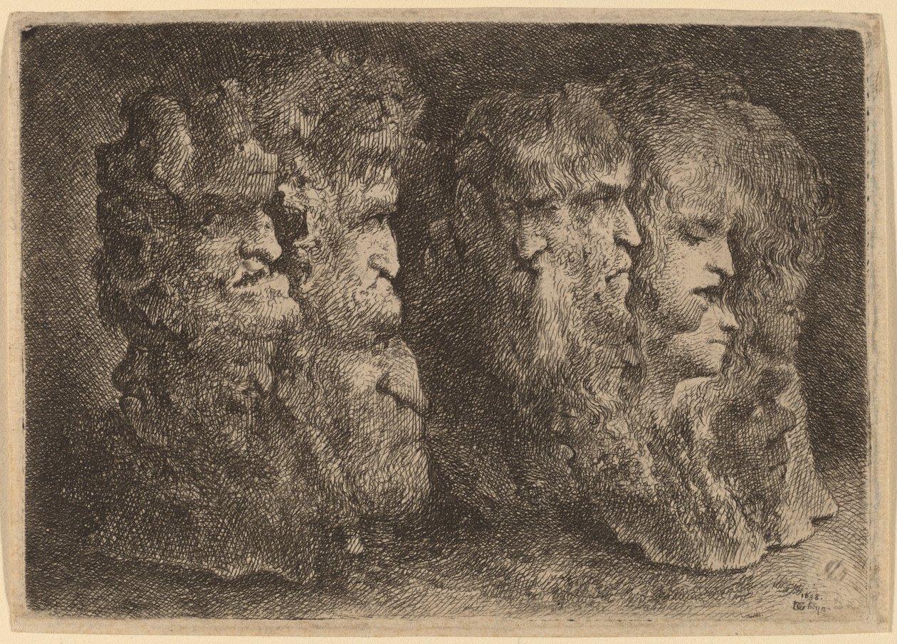 Groteske Köpfe von Jacques de Gheyn III