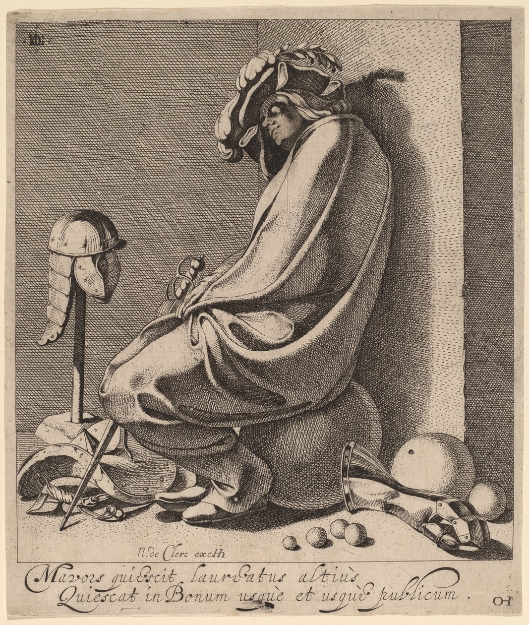 Schlafender Mars von Jacques de Gheyn III