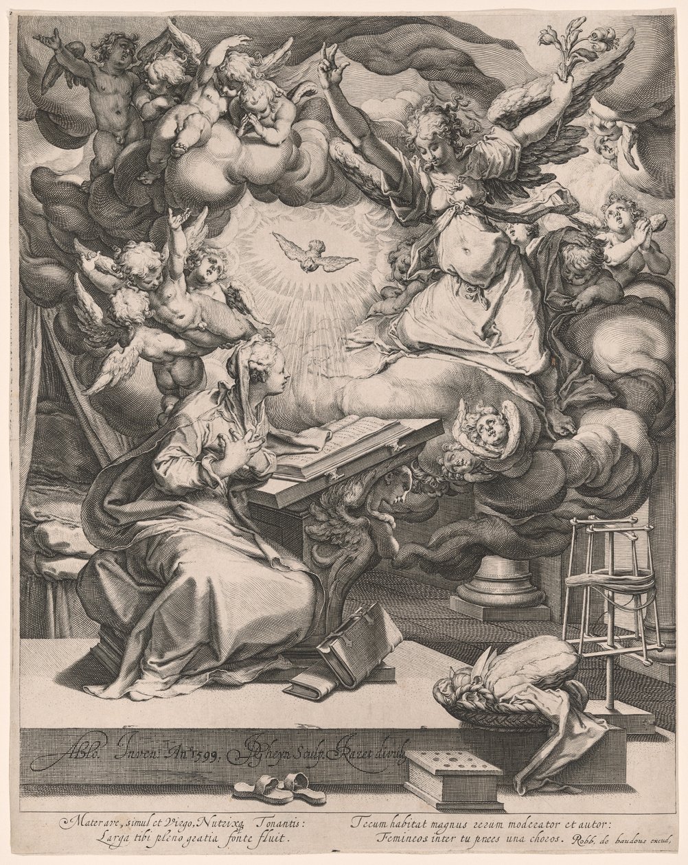 Die Verkündigung von Jacques de Gheyn II