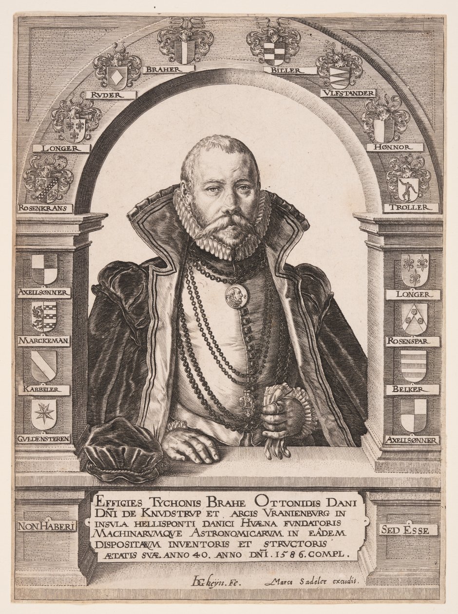 Tycho Brahe, Astronom von Jacques de Gheyn II