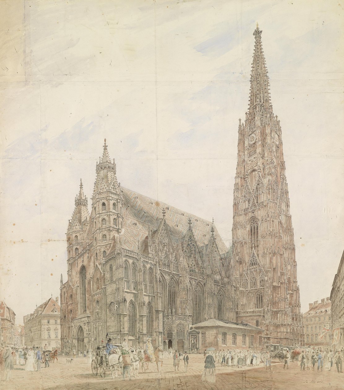 Stephansdom in Wien von Jakob Alt