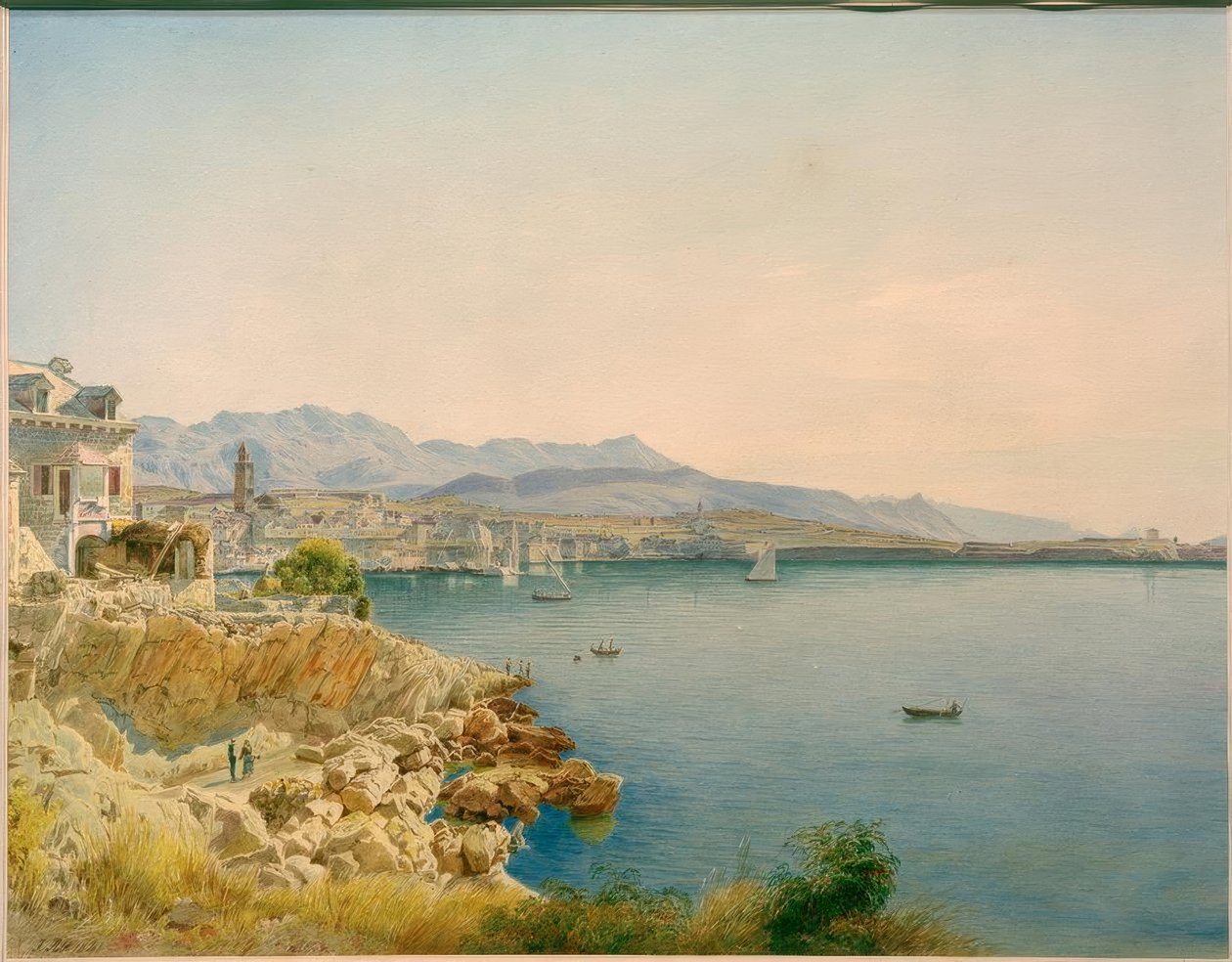 Ansicht von Spalato von Jakob Alt