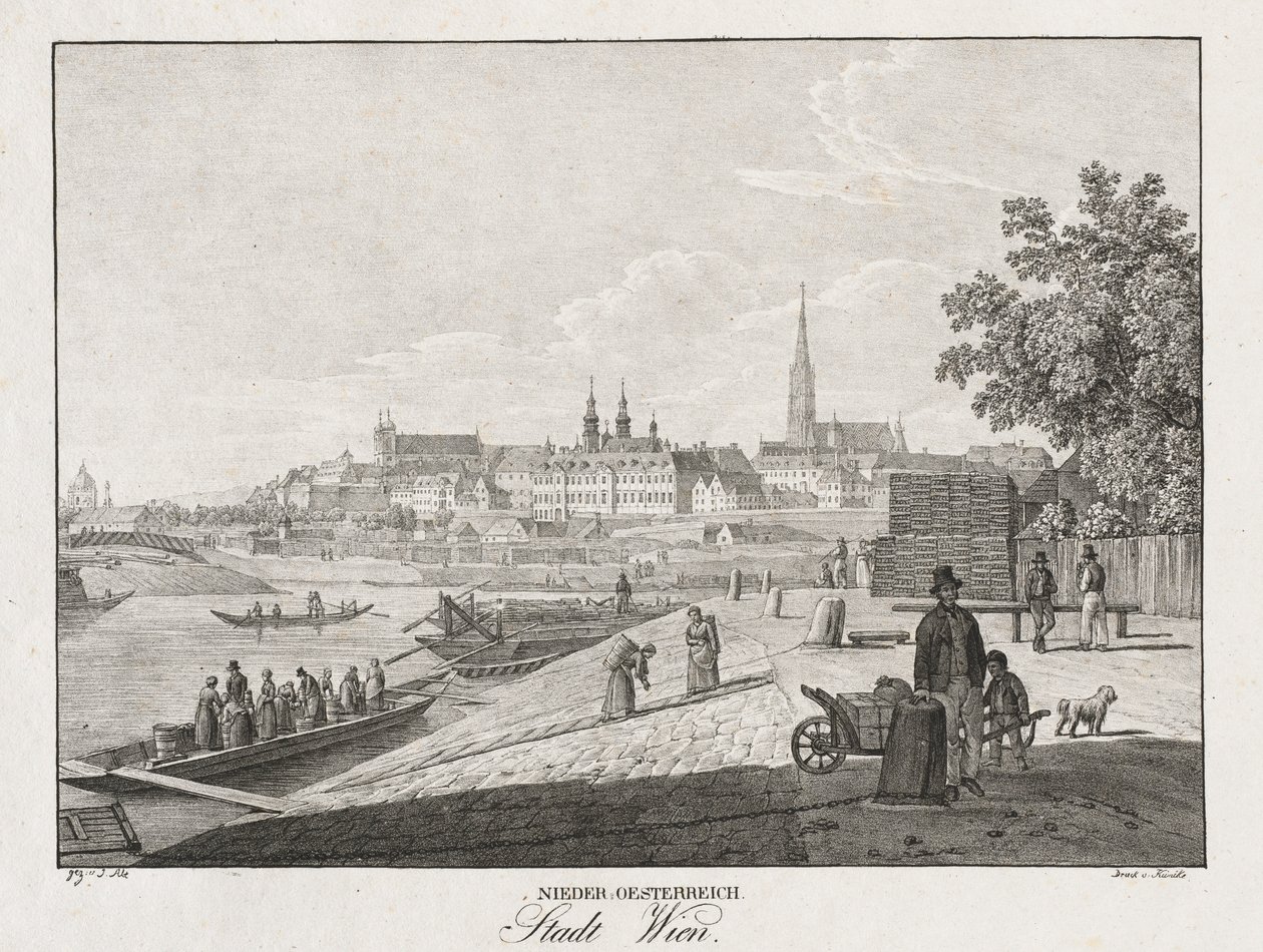 Niederösterreich, Stadt Wien von Jakob Alt